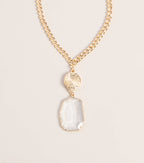 Medallion Mood Pendant Necklace