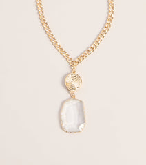 Medallion Mood Pendant Necklace