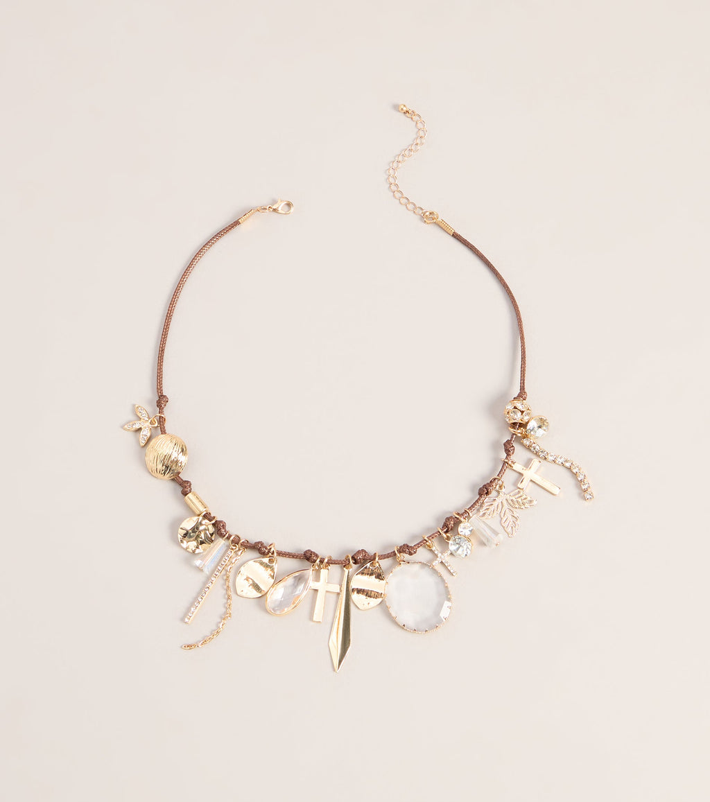 Collected Charms Cord Necklace