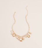 Luxe Statement Gemstone Necklace