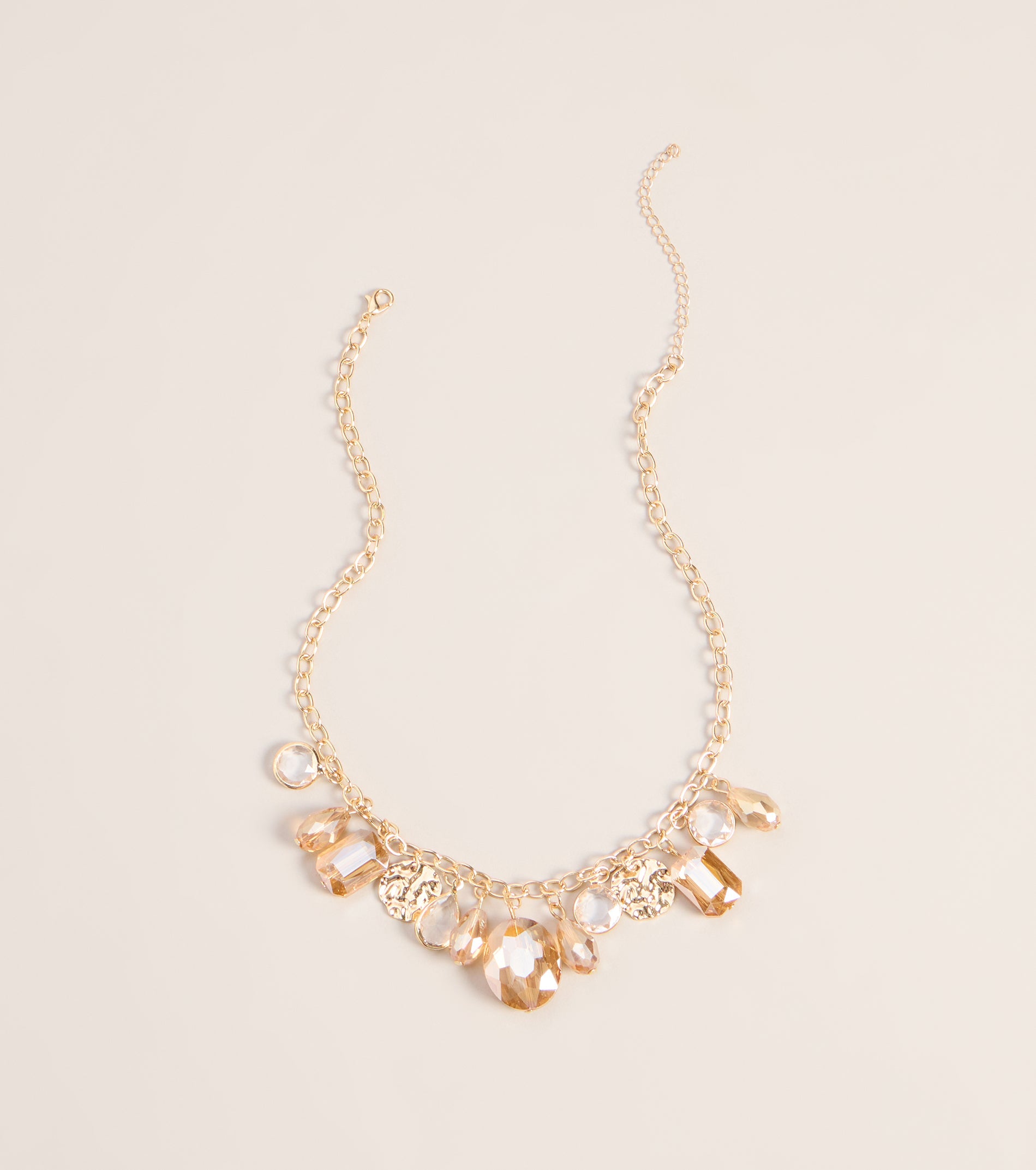 Luxe Statement Gemstone Necklace