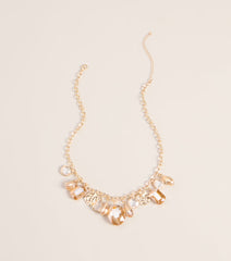 Luxe Statement Gemstone Necklace