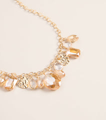 Luxe Statement Gemstone Necklace