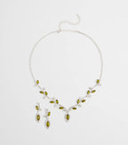 Whimsical Glam Rhinestone Necklace And Earrings Set