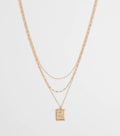 Rosy Outlook Layered Necklace