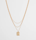 Rosy Outlook Layered Necklace