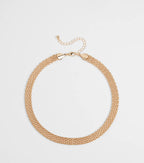 What's New Mesh Chain Choker Necklace