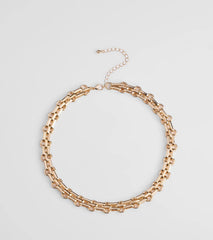 Always Linked Statement Chain Necklace