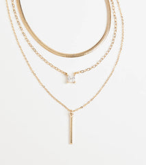 Glittering Dream Layered Necklace