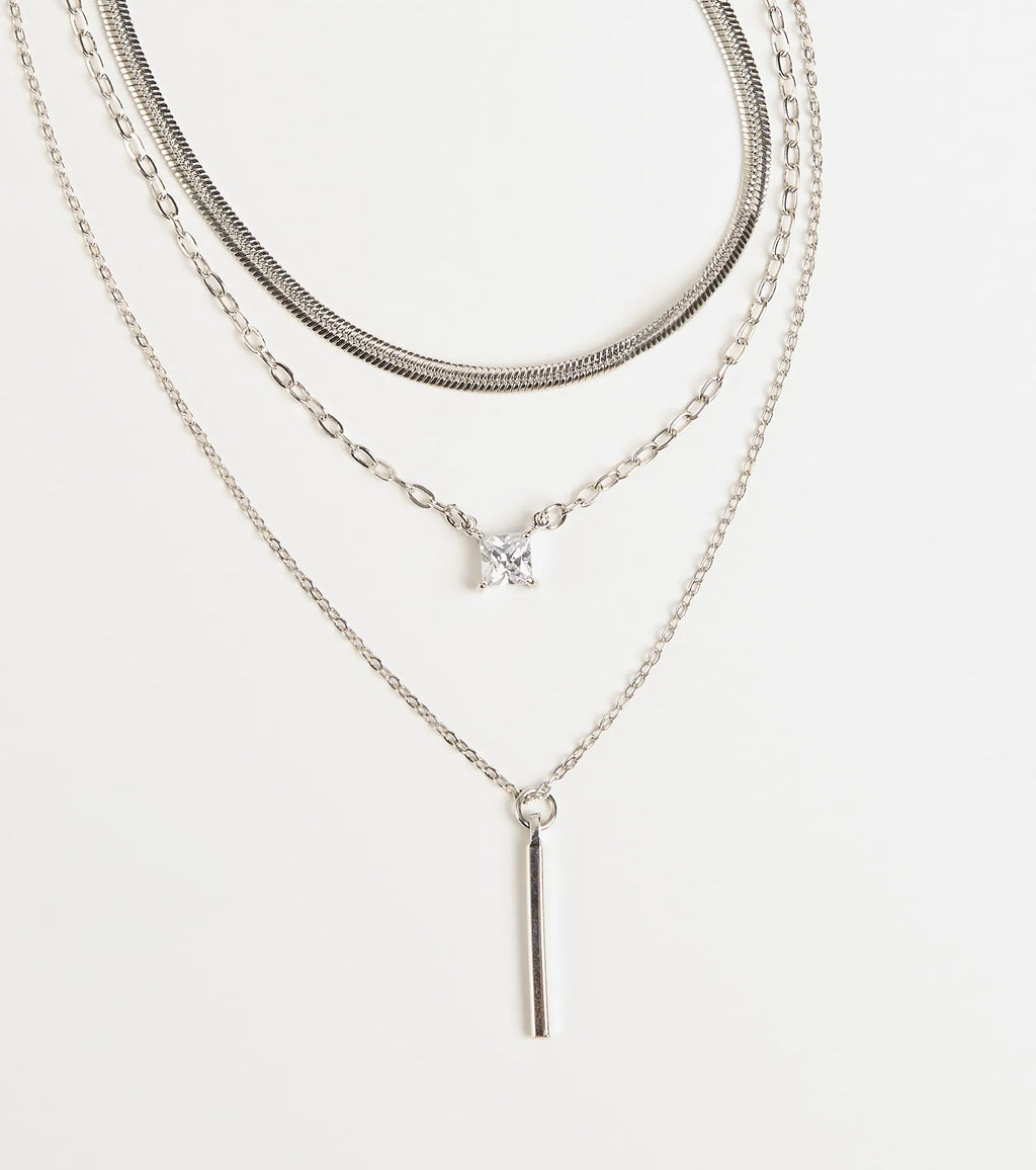 Glittering Dream Layered Necklace
