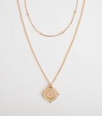 Find Your Spark Compass Pendant Necklace Set