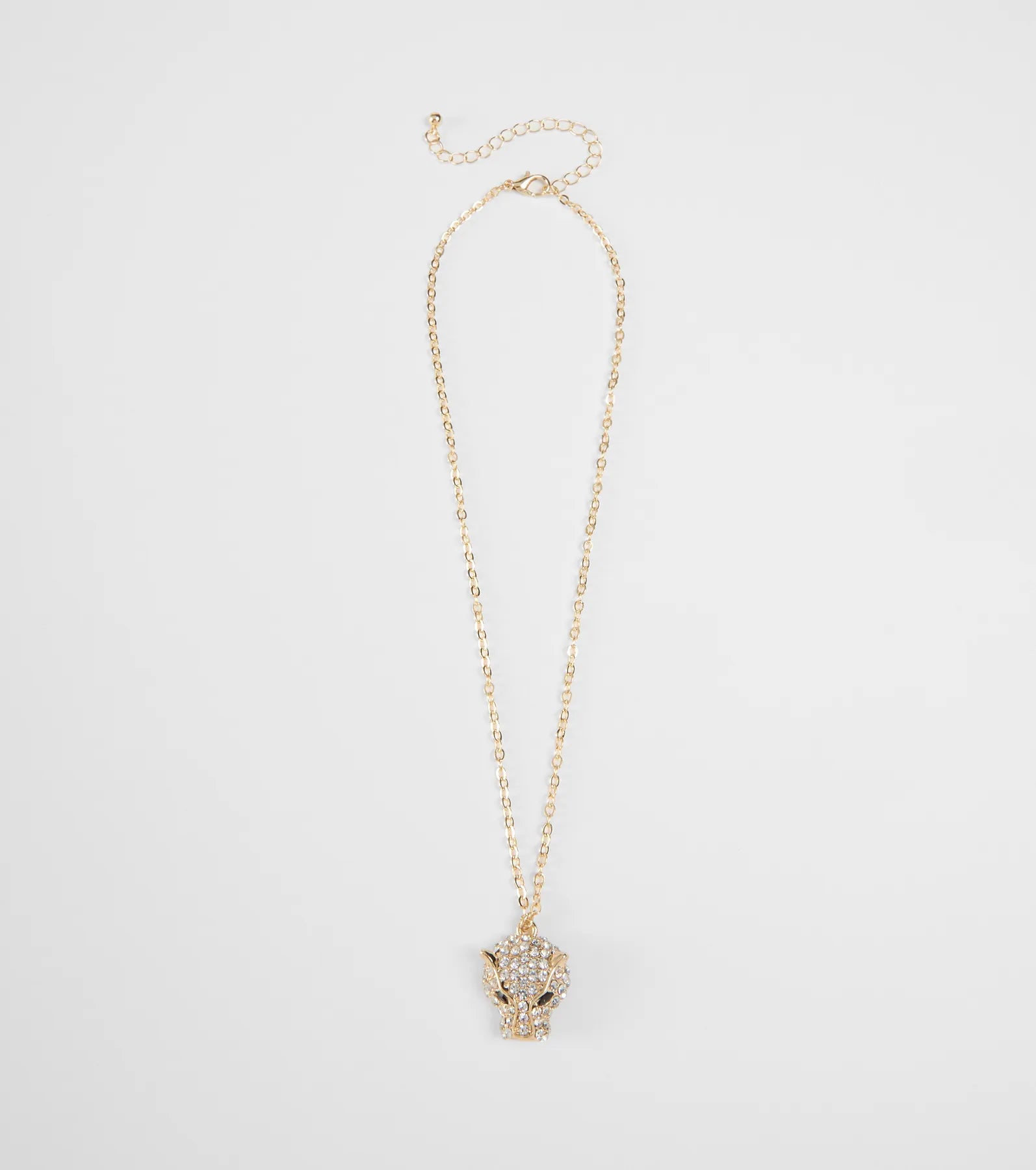 Totally Wild Rhinestone Animal Charm Necklace