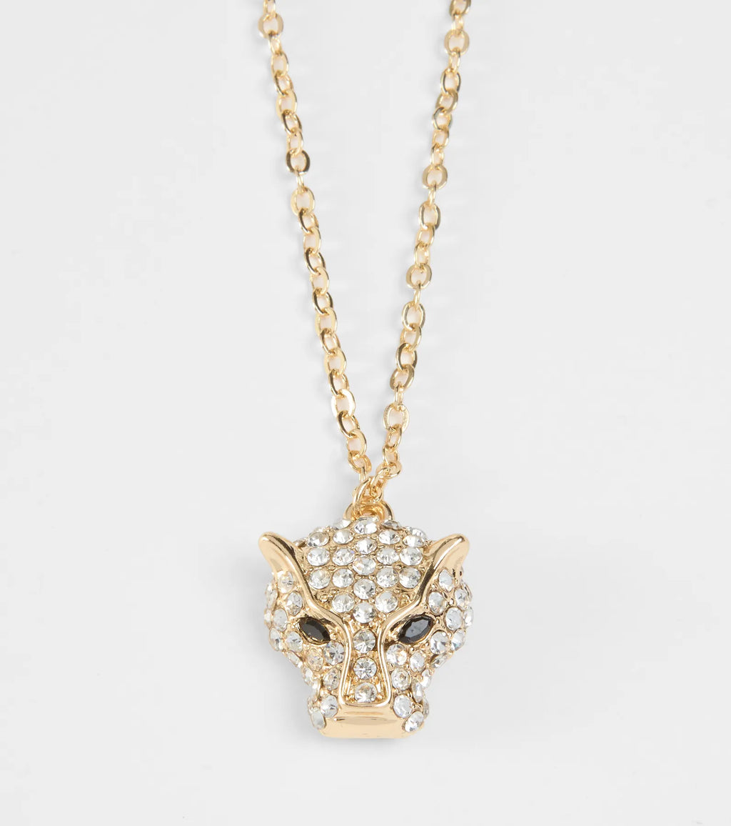 Totally Wild Rhinestone Animal Charm Necklace