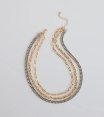 Chain Addiction Layered Necklace