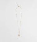 Full Of Faith Rhinestone Cross Necklace