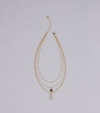 In The Details Dainty Layered Charm Necklace