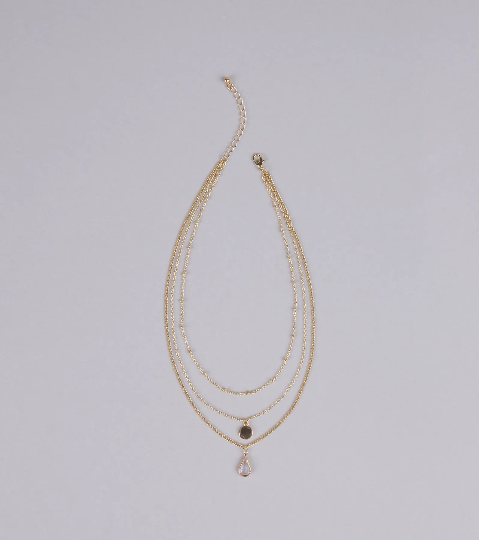 In The Details Dainty Layered Charm Necklace