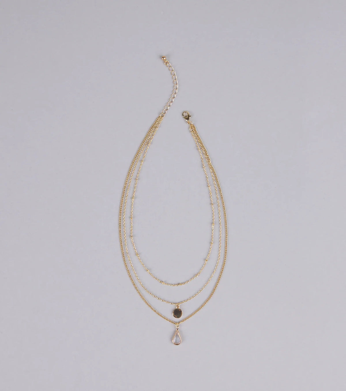 In The Details Dainty Layered Charm Necklace