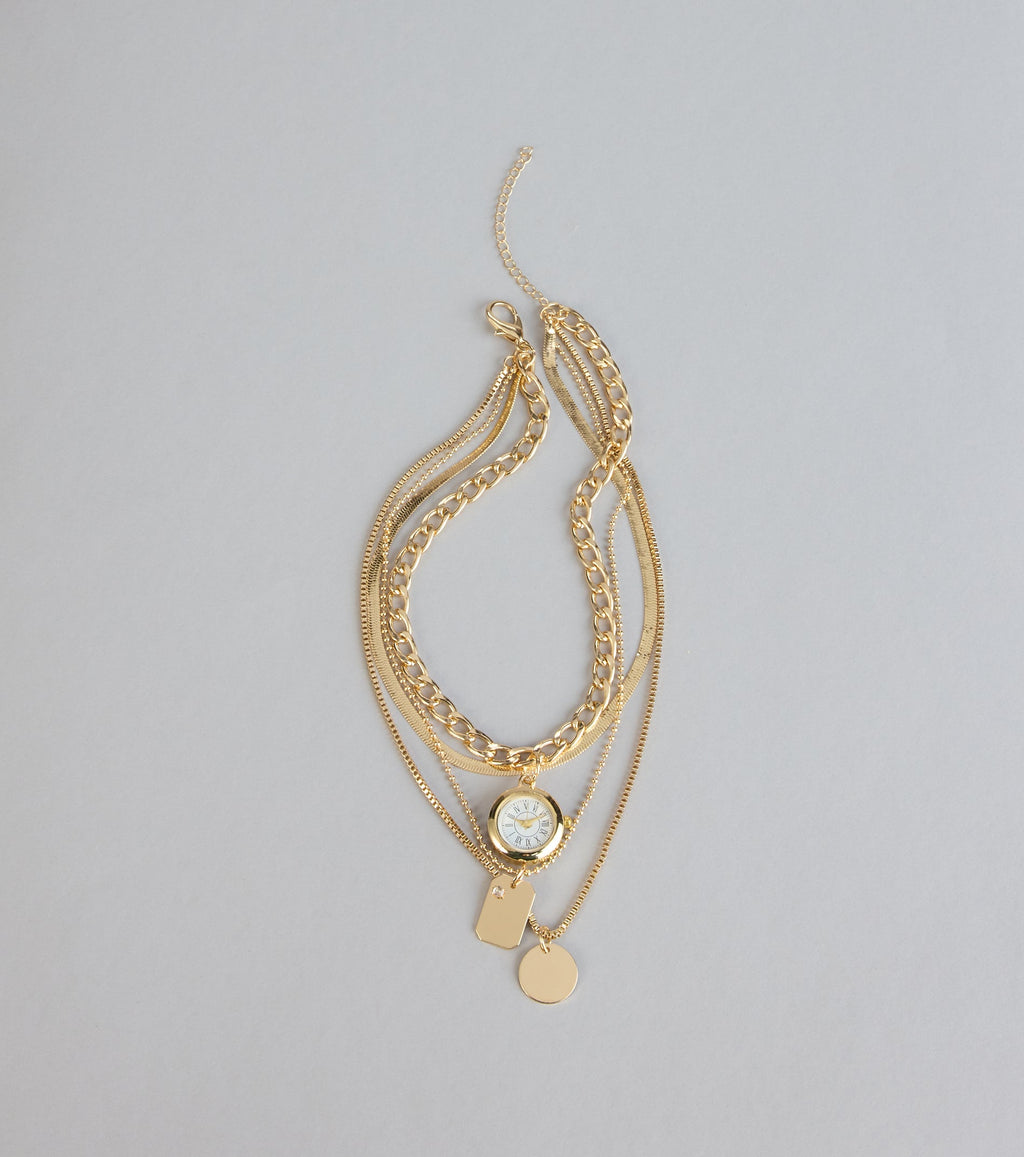 Time After Time Layered Necklace