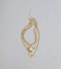 Time After Time Layered Necklace