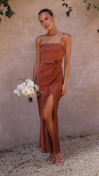 Ilana Maxi Dress - Copper