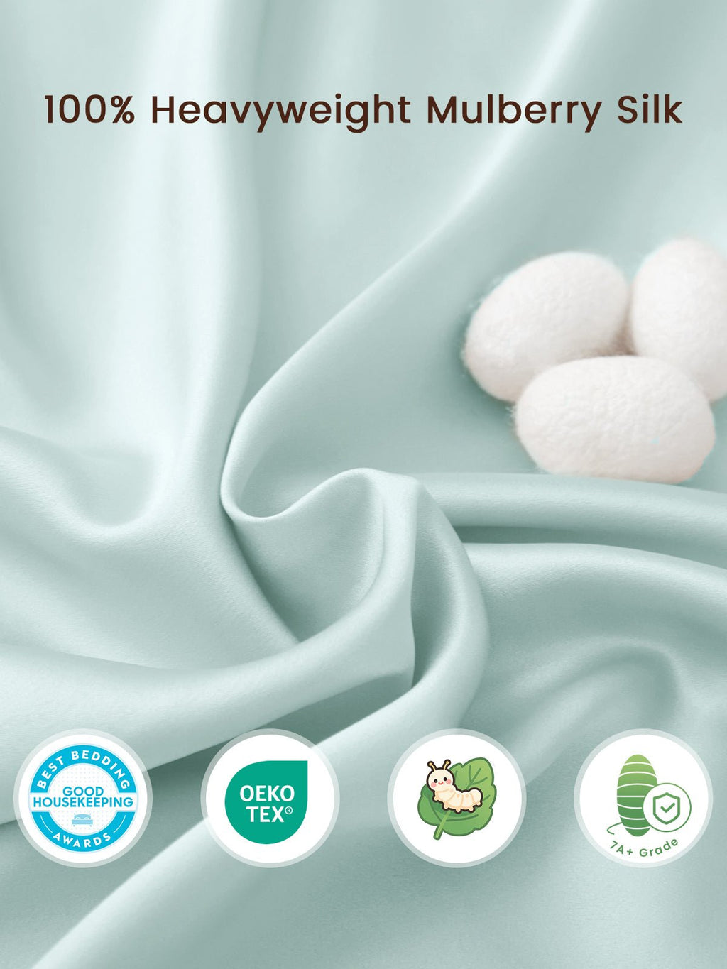 Pure Mulberry Silk Sleeve For Crib & Bassinet