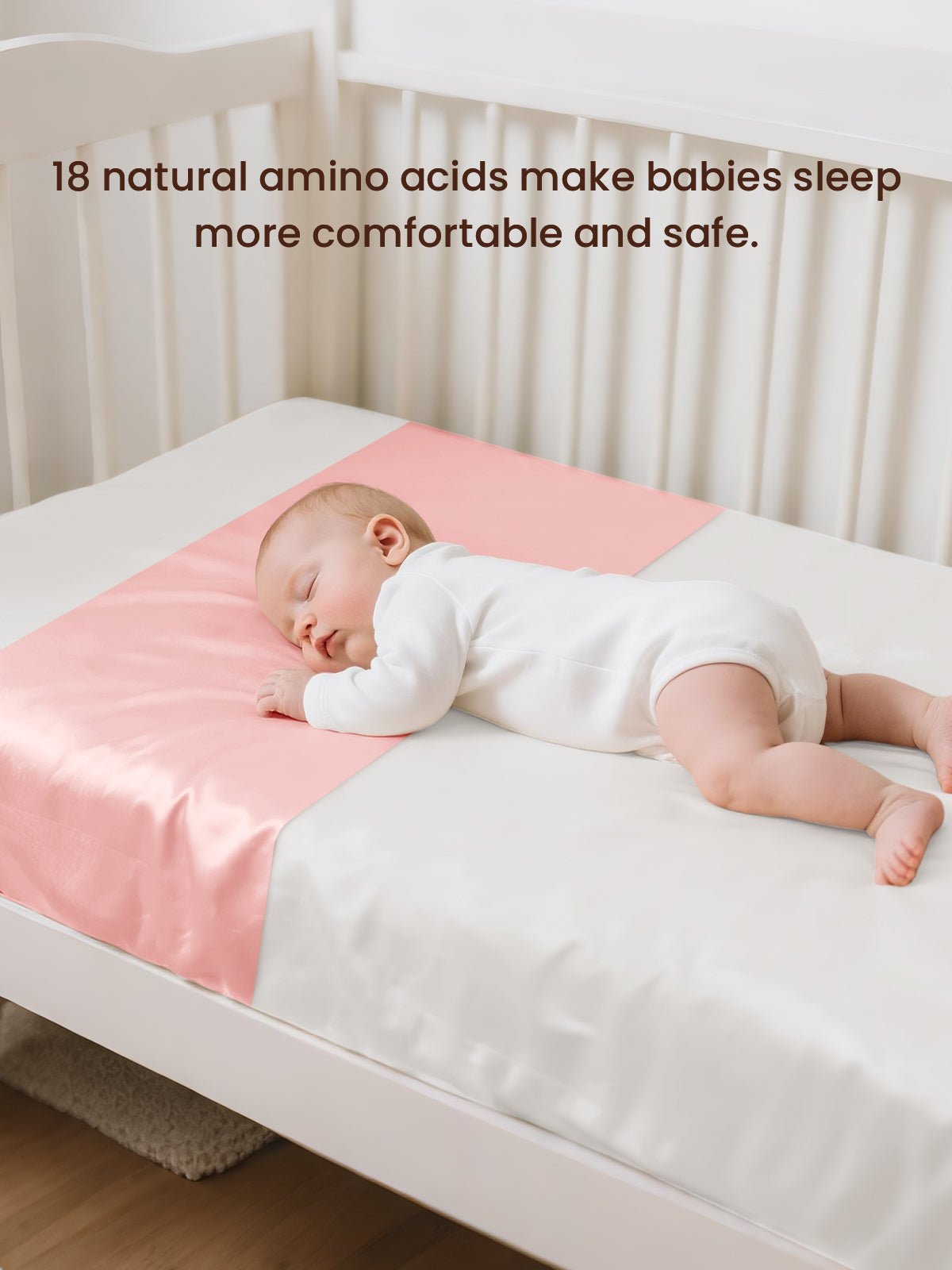 Pure Mulberry Silk Sleeve For Crib & Bassinet