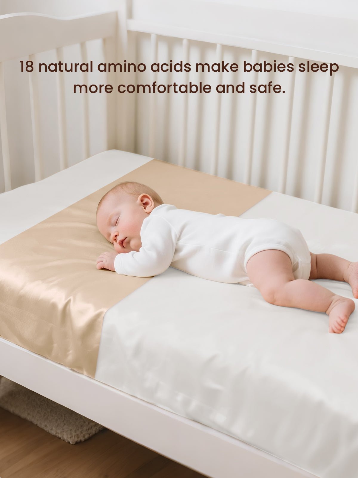Pure Mulberry Silk Sleeve For Crib & Bassinet