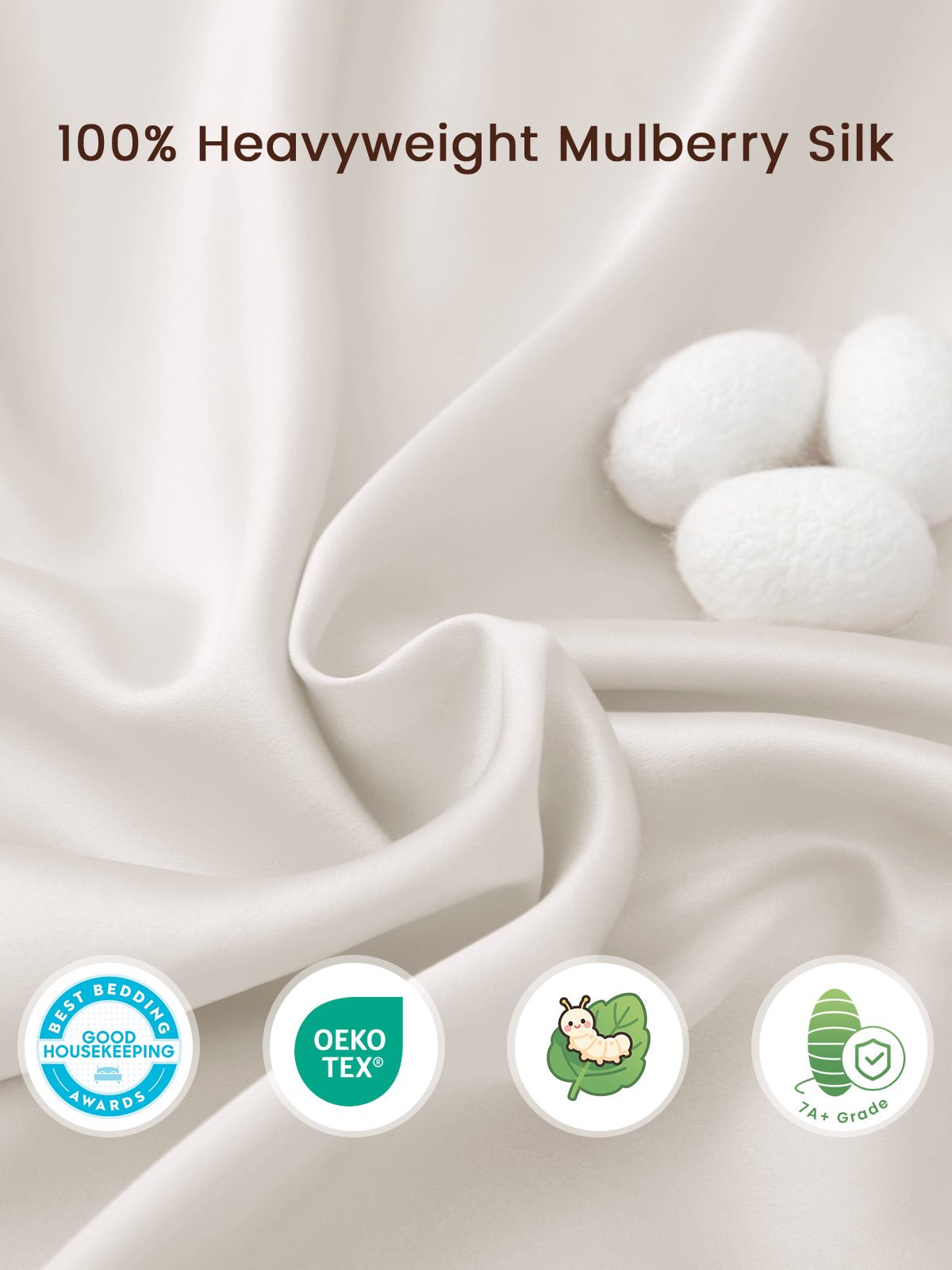 Pure Mulberry Silk Sleeve For Crib & Bassinet