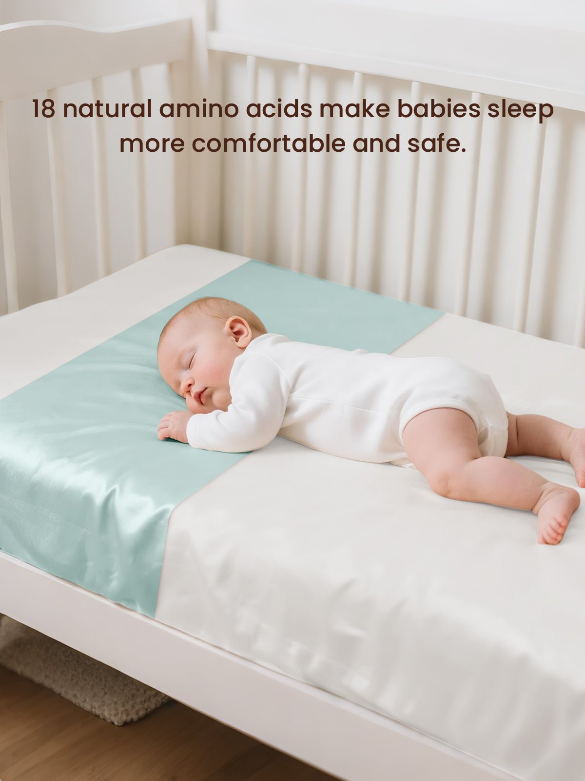 Pure Mulberry Silk Sleeve For Crib & Bassinet