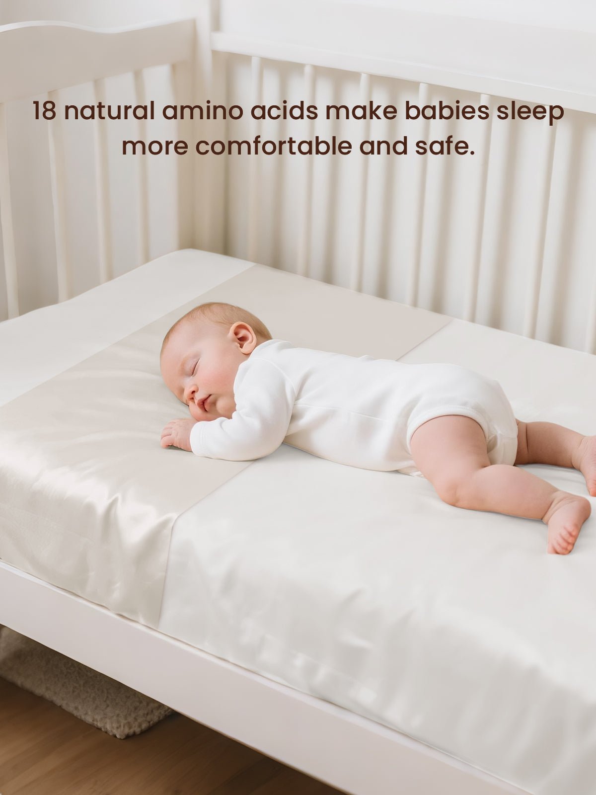 Pure Mulberry Silk Sleeve For Crib & Bassinet