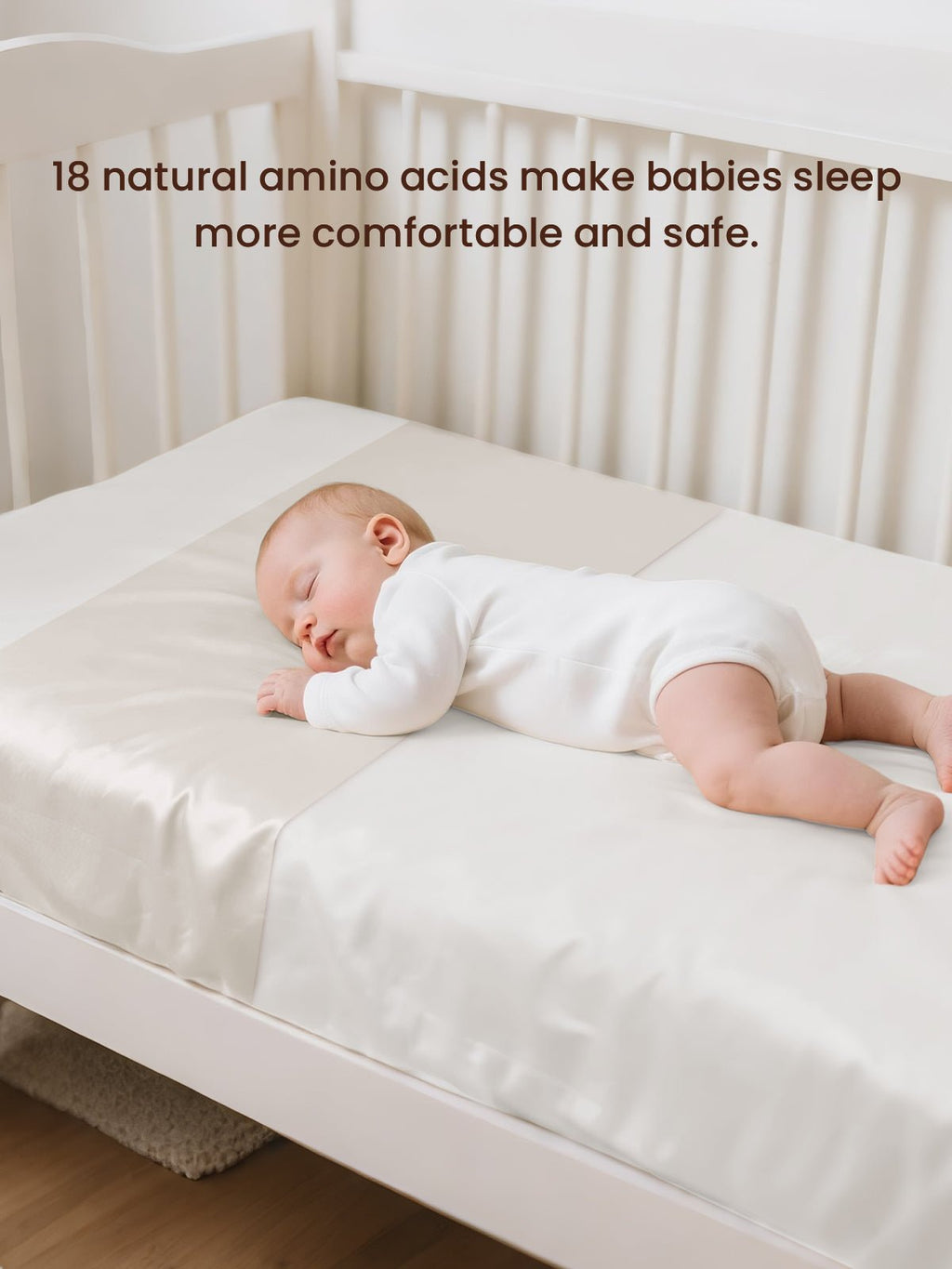 Pure Mulberry Silk Sleeve For Crib & Bassinet