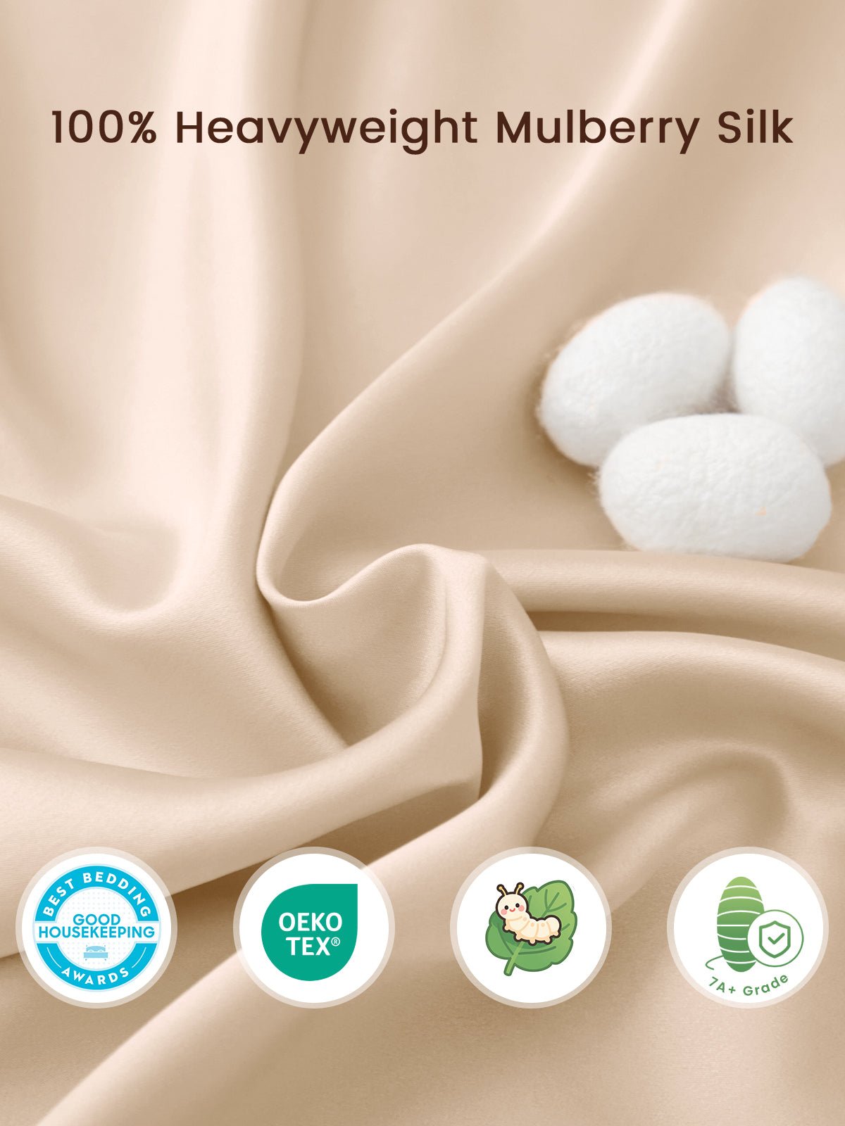 Pure Mulberry Silk Sleeve For Crib & Bassinet