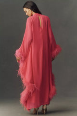 Hutch Feathered Kaftan