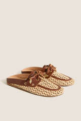 Natural Crochet Naveta Loafers