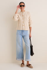 Natural Crochet Naveta Loafers