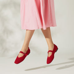 Square-Toe Mary Janes (Margot Mary Jane)