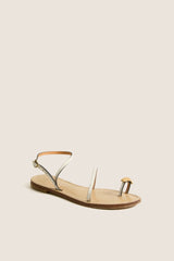 Cream Croc Marrakech Sandals