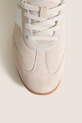 Parchment And Egret Revival Sneakers