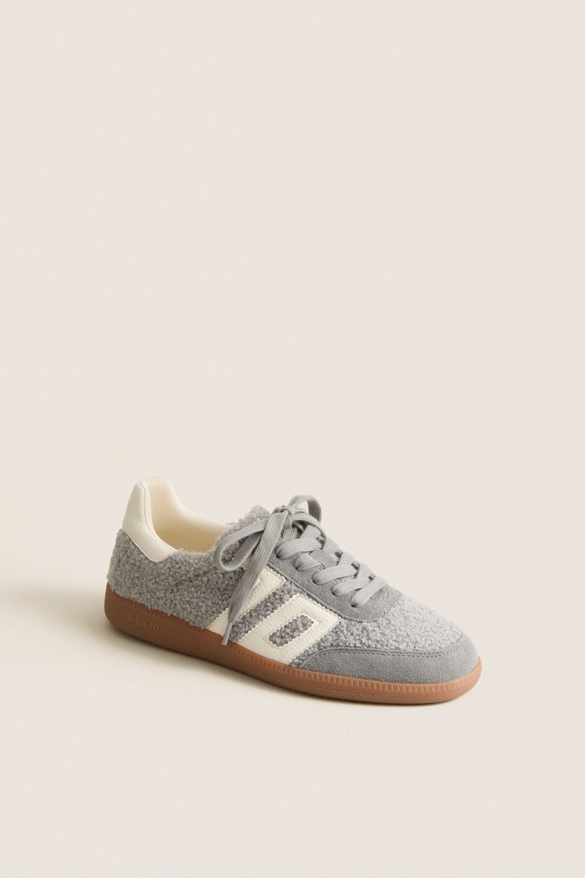 Sea White Teddy Sneakers