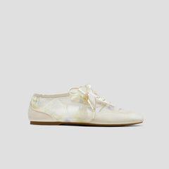 Healing Garden｜Square-Toe Lace-Up Sneakerinas (Cristina)