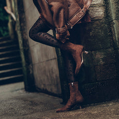 Arya Boots Dk Brown Stella Suede