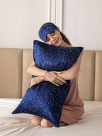 Zodiac Soft Silk Pillowcase & Eye Mask Set