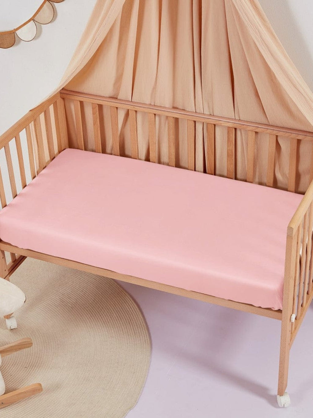 Soft Silk Crib Fitted Sheet