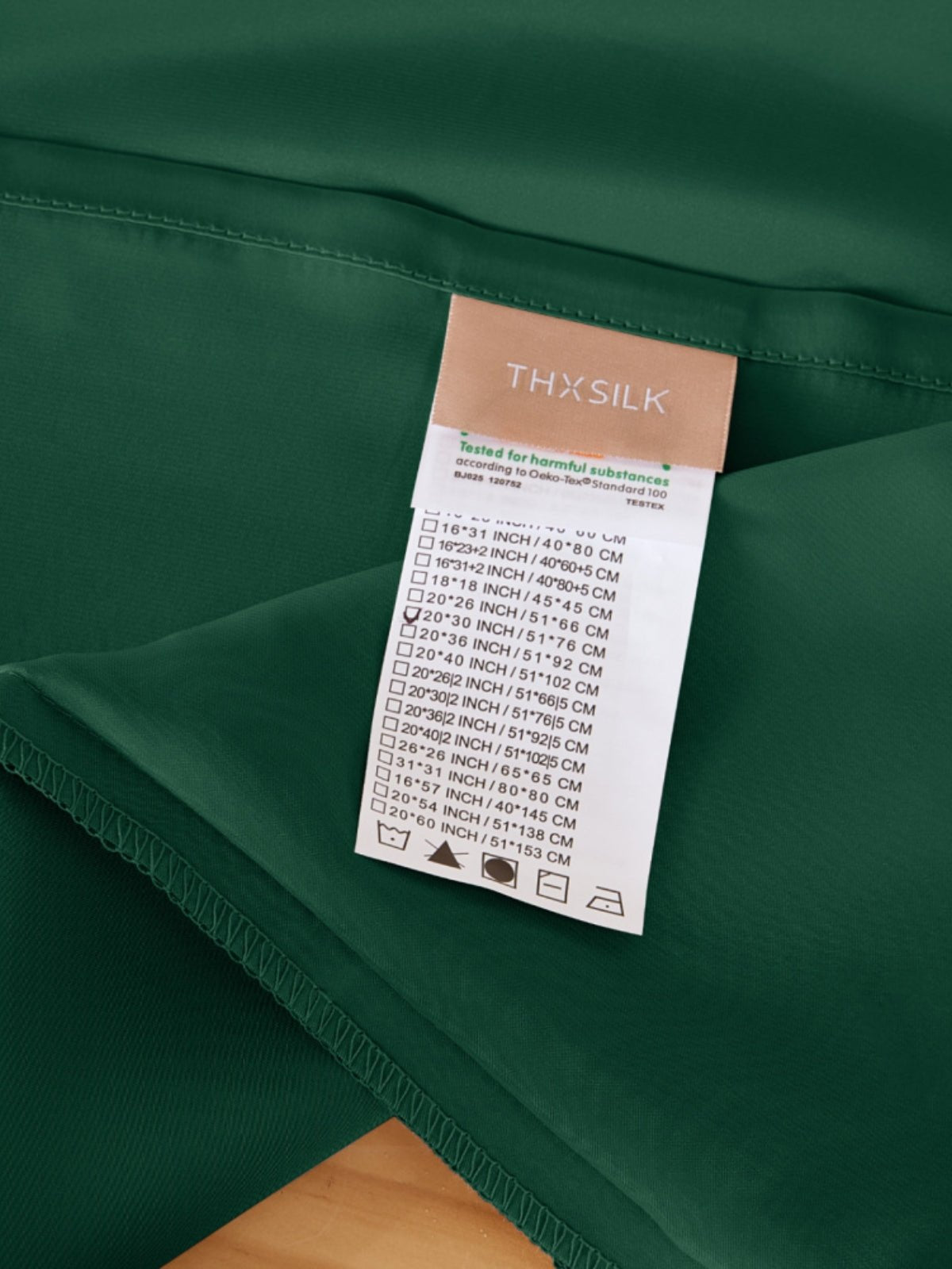 Soft Mulberry Silk Pillowcase with Envelope Closure