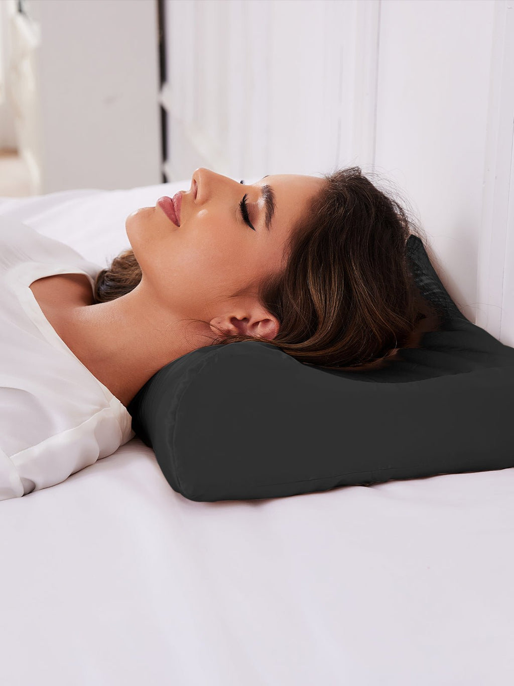 Soft Contour Silk Pillowcase for Memory Foam Pillows