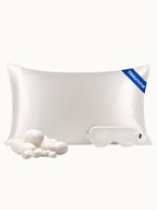 Soft Silk Pillowcase & Eye Mask Set