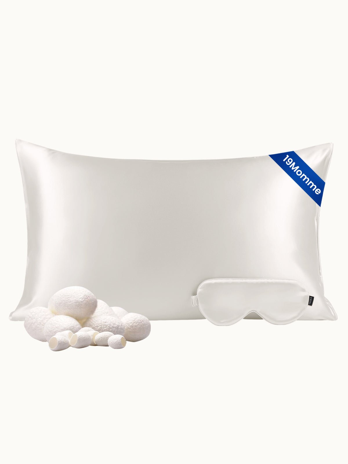 Soft Silk Pillowcase & Eye Mask Set