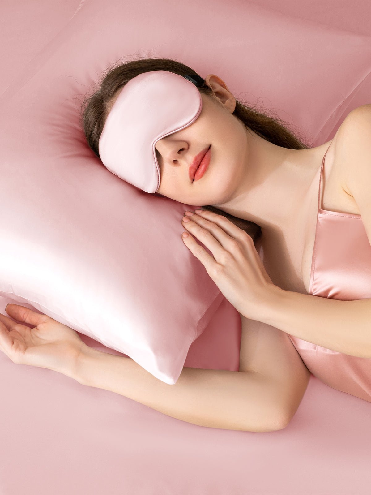 Soft Silk Pillowcase & Eye Mask Set