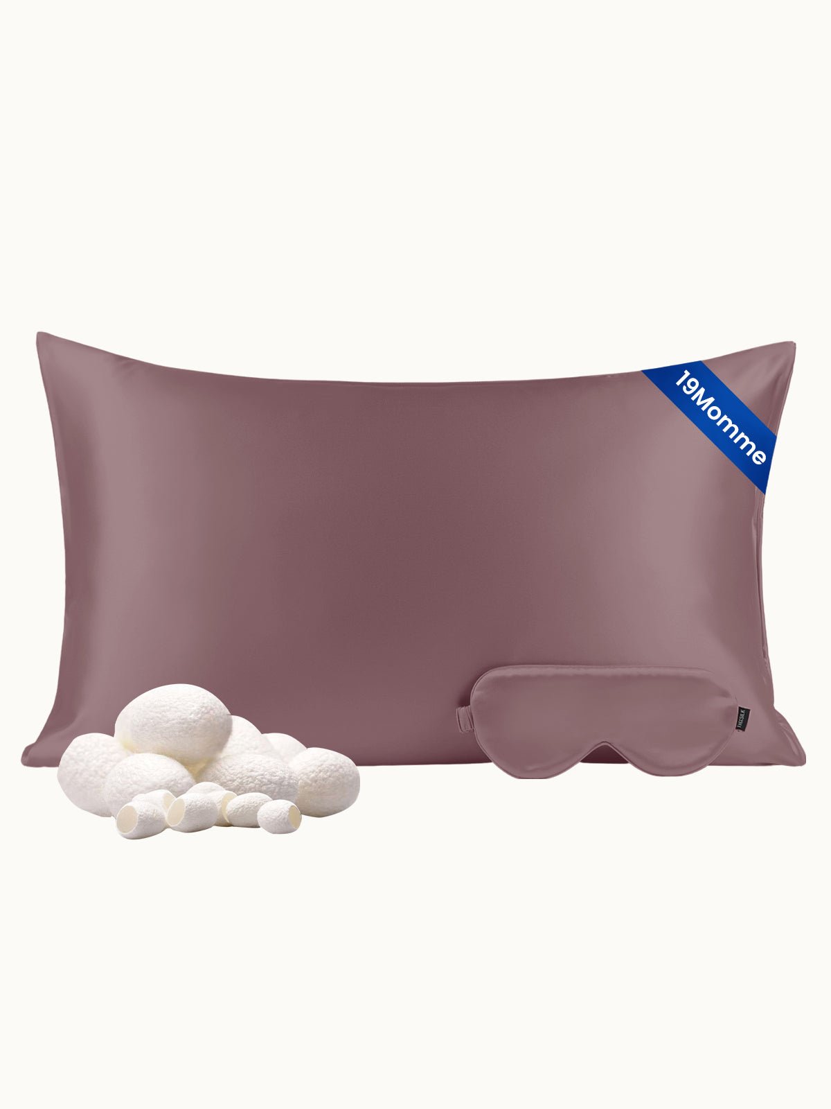 Soft Silk Pillowcase & Eye Mask Set